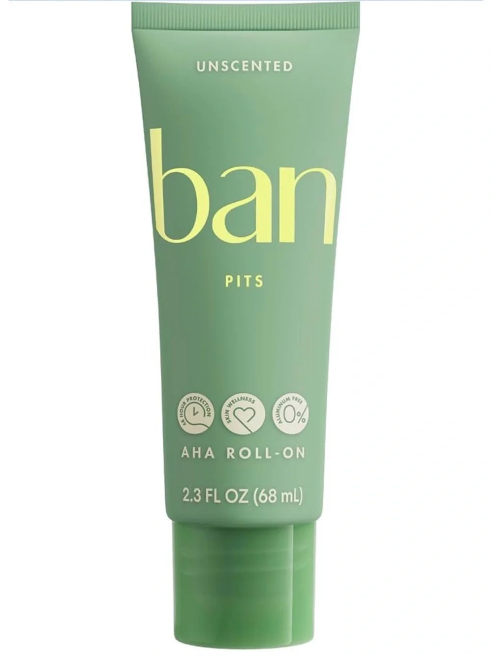 Ban Invisible Roll-On Aluminum-Free AHA Deodorant